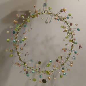 Perlen-Kreis pastell, 20cm