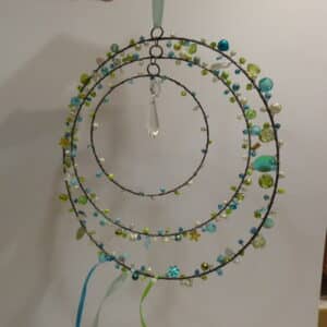 Perlen-Dreifachkreis 20cm
