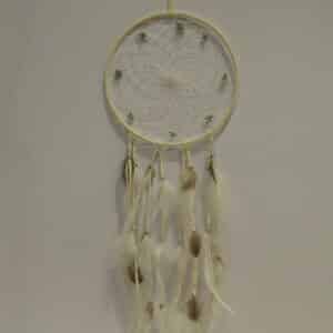 Traumfänger "Classic" 15cm Aventurin/weiss