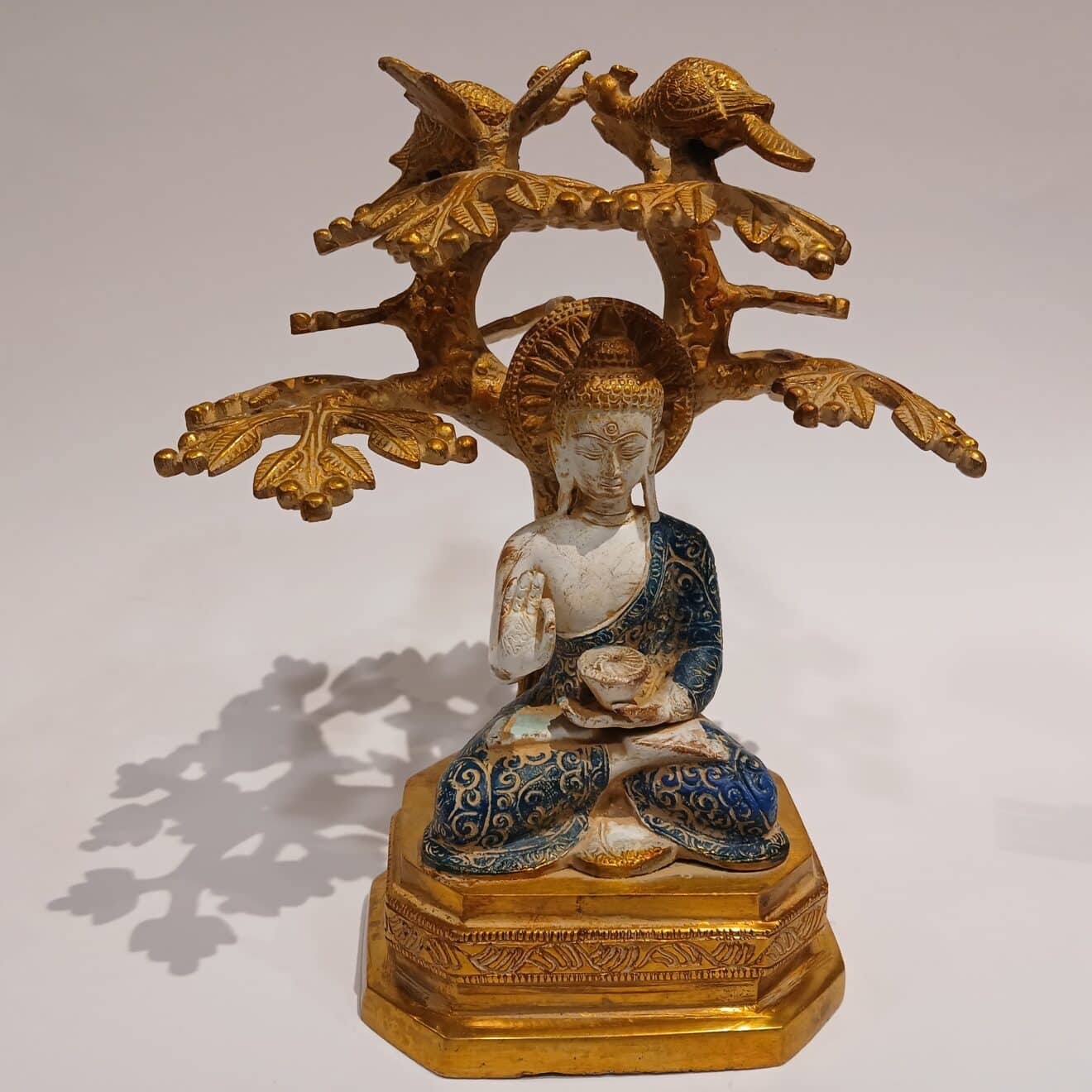 Medizin-Buddha unter Baum 25cm