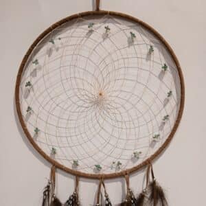 Traumfänger "Classic" 23cm Aventurin/dunkelbraun