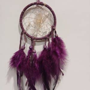 Visionssucher 6cm Bergkristall/violett