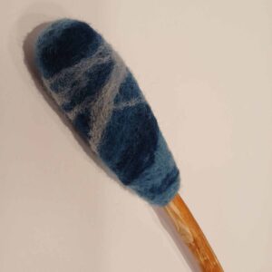 Trommelstock Wolle "Blau"