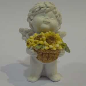 Igor mit Sonnenblume Blumenkorb