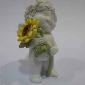 Igor mit Sonnenblume links