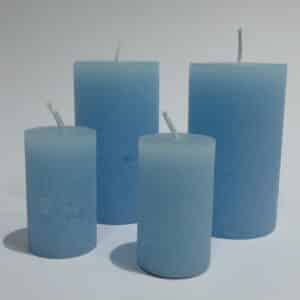 Unikerzen "Babyblau"