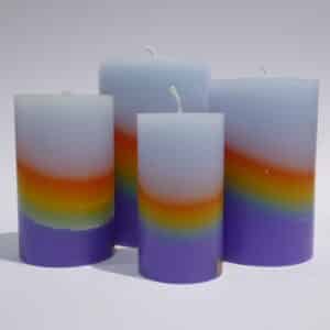 Landschaftskerzen "Regenbogen"