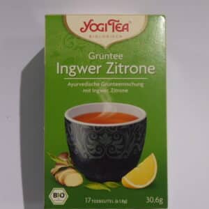 Grüntee Ingwer Zitrone